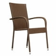 thumbnail image 3 of Vulcan Morgan Outdoor Wicker Chair Set – Set of 4, Durable Patio Seating, 3 of 9