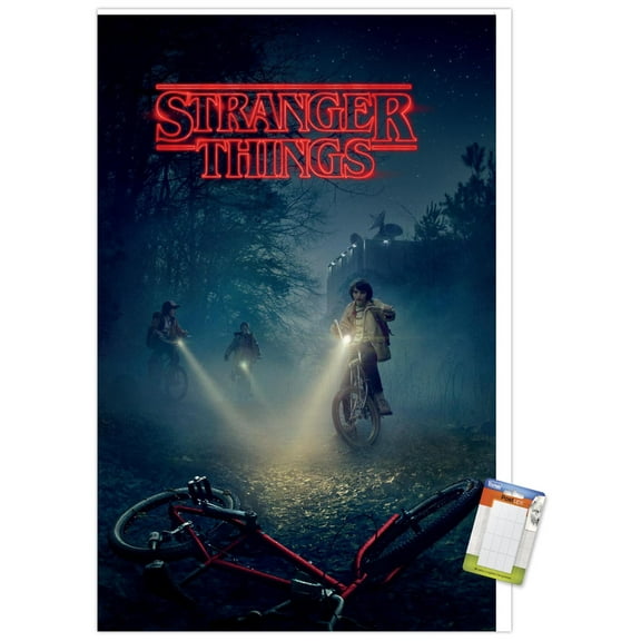 Netflix Stranger Things - Bikes Wall Poster, 22.375" x 34"