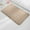 Khaki, variant on KMMYS Memory Foam Bathroom Mat, Non-Slip Absorbent Foot Rug, Machine Washable, Quick Drying, Soft Coral Fleece, for Bedroom, Bath, and Kitchen, 15.7x23.6in