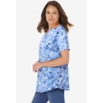 thumbnail image 3 of Woman Within Plus Size Notch-Neck Pocket Tee, 3 of 6