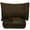 Chocolate, variant on Luxury 4 Piece Bed-In-A-Bag Down Alternative Comforter & Sheet Set, Twin Extra-Long, White By Sweet Home Collection