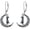 Crescent Cat, variant on Halloween Bat Earrings for Women 925 Sterling Silver Gothic Crystal Bat Stud Earrings Vampire Bat Earrings Bat Jewelry Gifts for Women