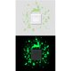 thumbnail image 5 of Pared Fluorescente Con Interruptor Rápido, Pegatinas Luminosas Que Brillan En La Oscuridad, Animales De Dibujos Animados, Pegatinas Para Interruptor De Gato, Pegatinas Decorativas Speravity HA043895-02, 5 of 6