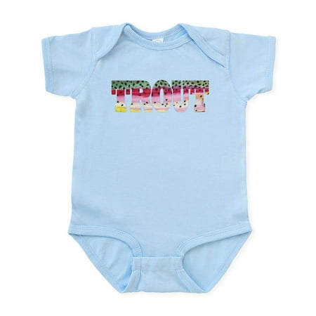 

CafePress - Rainbow TROUT Infant Bodysuit - Baby Light Bodysuit Size Newborn - 24 Months