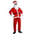 thumbnail image 2 of Nicky Bigs Novelties 5 Piece Budget Bar Crawl Disposeable Santa Suit Set Santa Claus Costume Adult One Size Fit Most, 2 of 5