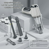 Juyafio Car Vacuum Cleaner,Cordless 120W/12000PA Powerful Sutions Multi functional Handheld Vacuum Lightweight for Car,Home