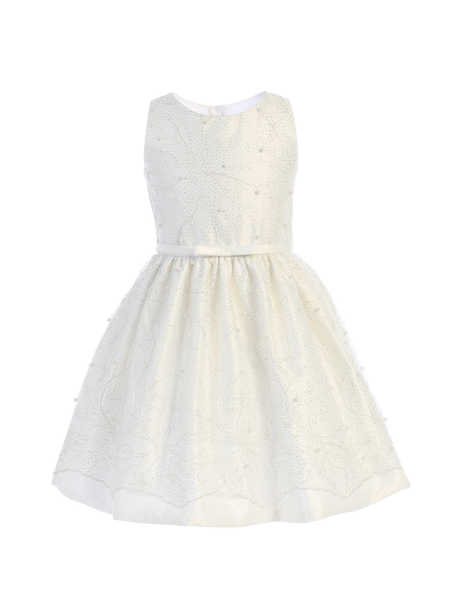 white snowflake dress