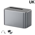 thumbnail image 1 of Dual Bay Hard Drive Dock SAS to USB 3.0 Adapter 5Gbps 2.5/3.5-inch SAS/SATA Server Drive Enclosure, 20TB Capacity with Intelligent Sleep for Data Security, 1 of 8