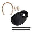 thumbnail image 4 of Timing Chain Cover Set, Timing Cover Gasket Seal Bolt Practical Dependable  For SBC 283 327 305 350 383 400 Engines  ANGGREK Negro, 4 of 8