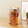 thumbnail image 3 of Refrigerator Water Dispenser with Fruit Filter | 2.6L Large Capacity Cold Water Pitcher for Side Door Storage | Household Iced Tea and Lemonade Maker | Durable Food-Grade Plastic Pitcher, 3 of 8