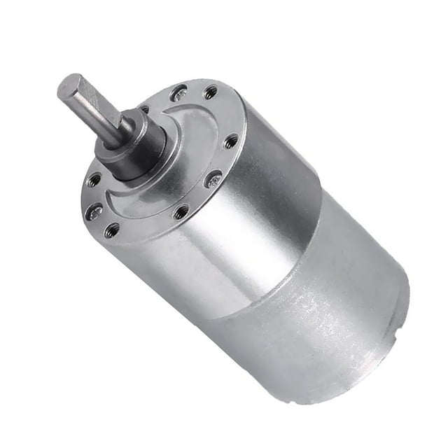 koolsoo Motoréducteur Électrique DC 12V Haute Vitesse de 76 Tr/min Réduisant 37mm 76 Tr/min
