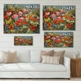 thumbnail image 4 of Designart 'Colorful Spring Poppies In Field' Traditional Print on Natural Pine Wood, 4 of 5