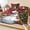 Maroon, variant on Queen Size Fitted Sheet Set - Navy Blue Christmas 3 Piece Bedding Sets 16" Deep Pocket Fitted Sheet with 2 Pillowcases, Snowman Xmas Tree Snowflake Gifts Elk Brushed Microfiber Hotel Bed Sheets