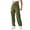 Green, variant on Women's Overalls Casual Lightweight Solid Color Trousers Drawstring Multi-Pockets Straight Leg Pants for Work and Outdoor Activities,Beige,L