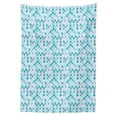 thumbnail image 2 of Watercolor Tablecloth, Droplets Pattern in Monochrome Tears Flowing, Rectangle Satin Table Cover Accent for Dining Room and Kitchen, 52" X 70", Blue Grey Sky Blue, by Ambesonne, 2 of 2