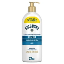Gold Bond Healing Hydrating Lotion With Aloe Moisturizes, Heals & Smooths Dry Skin, Delivers Immediate 24-Hour Hydration, Value Size, 24 oz.