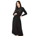 thumbnail image 4 of Vestido midi de terciopelo Roman Fashion /Juvenil, 3826 (Negro) negro CH, 4 of 5