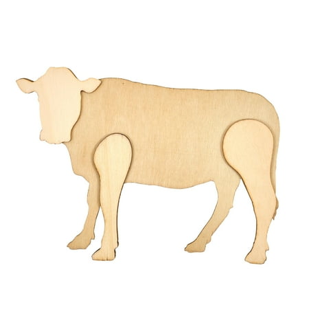 Hello Hobby 7" Wood Shape, Cow