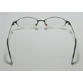 thumbnail image 5 of NEW VERA WANG V101 WOMENS/LADIES CAT EYE HALF-RIM TITANIUM BLACK HALF-RIMLESS CAT EYE TITANIUM FRAME DEMO LENSES 48-17-130 EYEGLASSES/EYEGLASS FRAME, 5 of 8