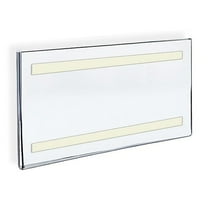 Azar 122037 17"W x 11"H Acrylic Sign Holder with Adhesive Tape , 10Pack
