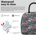 thumbnail image 3 of Womens DarkBlue Colorful Dinosaurs Plants Pattern Lunch Box for Work,Insulated Lunch Bag for Women,Loncheras Para Mujer,Leakproof Adult Lunch Bag for Work,Beach,Travel,Picnic,Camping, 3 of 7