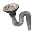 thumbnail image 3 of Tongina Flexible Sink Drain Pipe Drainage System Plumbing Accessories Rustproof Universal Fittings Sink Sewer Tube for Bathtub Toilet B, 3 of 8