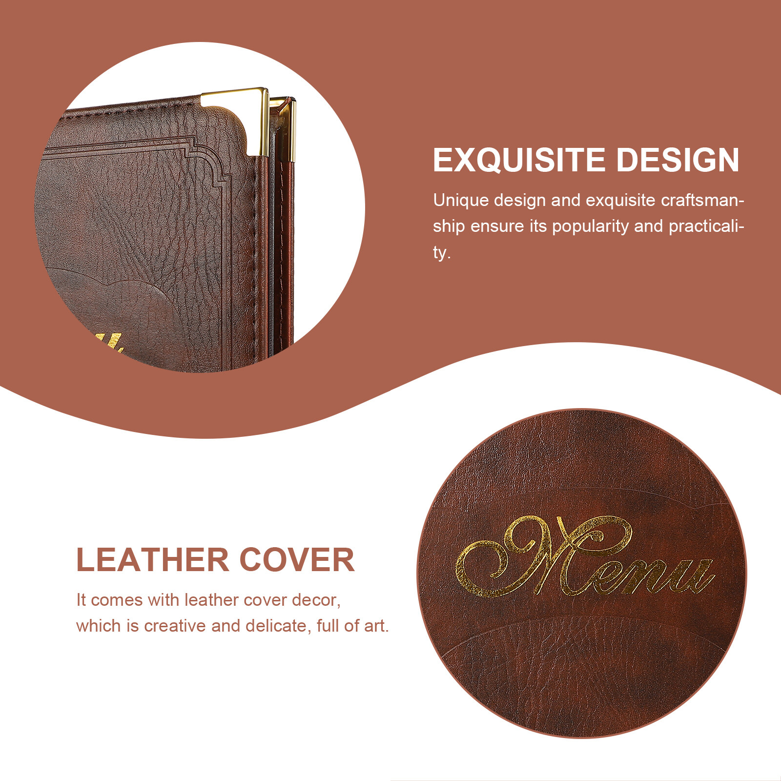 Menu Cover Holder Leather Menu Book A4 Menu Book Meal Price Folder  Restaurant Menu Book 