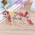 thumbnail image 4 of 48PCS Practical Cake Decoration Use Toppers Fire Truck Firefighter Theme Cake Toppers Fruit Picks Cake Decorating Toppers, 4 of 9
