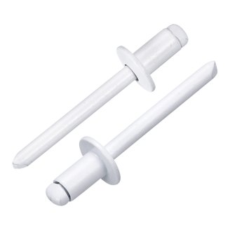 Fastenere 50pcs 3/16 X 1/4 Stainless Steel Pop Rivets - Heavy Duty Open End Blind Rivets, Dome Head, Corrosion Resistant, High Tensile Strength 6-4 Fastenere Rivets