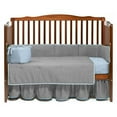 thumbnail image 7 of baby doll bedding modern hotel two tone dust ruffle/crib skirt, 7 of 7