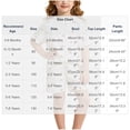 thumbnail image 2 of Lumosvexa Kids Girls Sleepwear Outfits Cotton Short Sleeve and Elastic Waist Shorts Summer Comfort Home Sets 2 Piece White Size 3-6M, 2 of 8