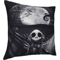 thumbnail image 2 of Christmas Skellington Throw Pillow Cover 18"X18" Double Side Design Bolster Pillowcase, Decorative Cushion Pillow Case for Car Sofa Bedroom Decor Kid Girls Boys, 2 of 7