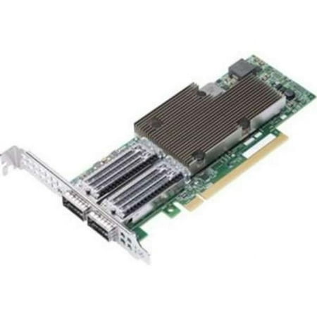 UPC: 0650861000291 | Broadcom Dual-Port 100 Gb/s QSFP56 Ethernet PCI Express 4.0 x16 Network Interface Card – PCI Express 4.0 x16 – 2 Port(s) – Optical Fiber – 100GBase-X – Plug-in Card
