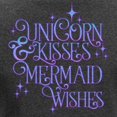 thumbnail image 3 of CafePress - UNICORN KISSES And MERMAID WISHES Long Sleeve T Sh - Women's Long Sleeve Graphic Tee Casual Fit, 3 of 4