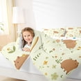 thumbnail image 3 of Erosebridal Cute Flowers Capybara Twin Bedding Sets 7-Piece For Children,Boys Girls Kawaii Rainbow Animal Bedding Comforter Set,Super Cozy Room Decor, 3 of 6