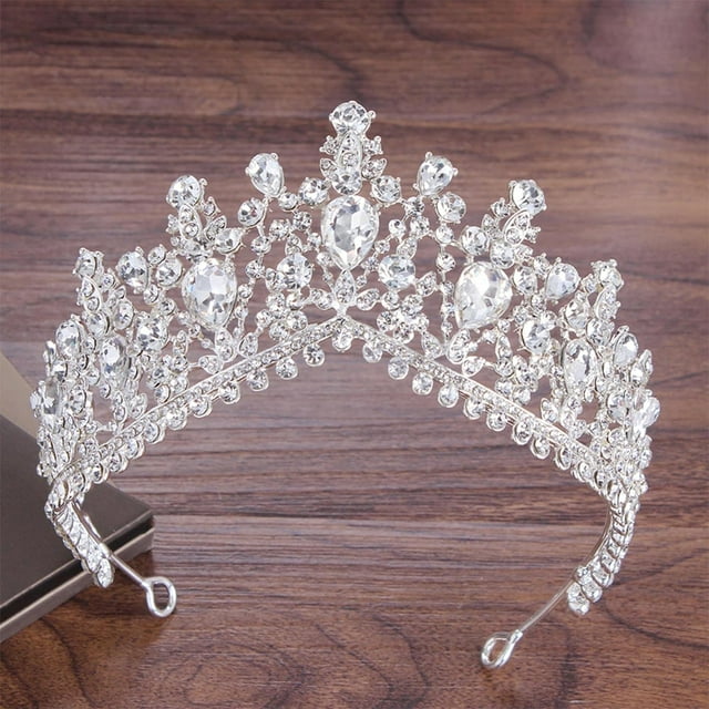 maskred Shining Wedding Tiaras Wide Application And Beautiful Creating Memorable Moments silver 1Set