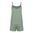 thumbnail image 4 of gakvov Women'S Fashion Two Piece Silk Sleepwear Nightwea Soft Casual Pajamas Sets, 4 of 6