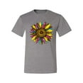 thumbnail image 3 of Sunflower Animal Print Fashion Men's Graphic T-Shirt, Heather Grey, Large, 3 of 5