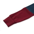 thumbnail image 3 of Women's Long Sleeve Tunics Color Block Cutout Sweatshirt Loose Fit Tops, 3 of 5