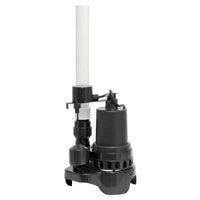 Superior 92372RTG-P High Capacity Sump Pump, 1/3 hp, 120 V, Thermoplastic 1-1/2 in Outlet, 25 ft Maximum Head