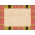thumbnail image 1 of Ahgly Company Indoor Rectangle Patterned Khaki Gold Area Rugs, 6' x 9', 1 of 6