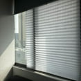 thumbnail image 3 of Yogsey 2 Pzas Persianas de Papel Temporales con Forma Ondulada de Filtrado de Luz para Windows, sin Cordón sin Taladro Autoadhesivas Plisadas de Papel Blinds Corte Libre Tamaño 50% Persianas de, 3 of 8
