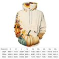 thumbnail image 2 of Autumn Harvest Pumpkins Sunflowers 3D Print Hoodie Men Women Autumn Thin Pullover Sweatshirt Vintage Streetwear Tops, 2 of 6