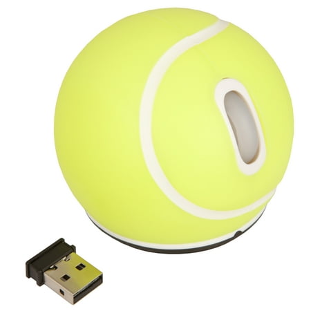 Urban Factory Wireless Mouse - Tennis Ball Form (Best Roller Ball Mouse)