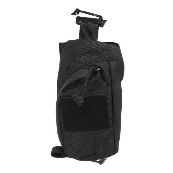 Mochila para exteriores con correa para el hombro y clip para el hombro, color negro