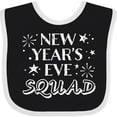 thumbnail image 3 of Inktastic New Year's Eve Squad with Stars in White Boys or Girls Baby Bib, 3 of 4