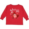 thumbnail image 3 of Inktastic My 1st Canada Day with Red and White Maple Leaves Boys or Girls Long Sleeve Toddler T-Shirt, 3 of 5