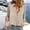 Khaki, variant on Womens Blouses Work Long Sleeve Casual Solid Fall Elastic Cuffs Dressy Button Up Collared Green Tops 2XL