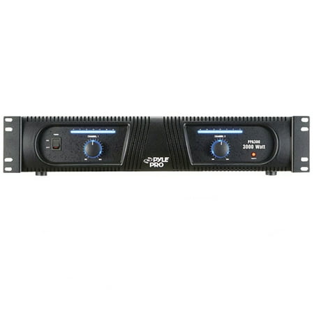 NEW PYLE PRO PPA300 3000W 2 Channel 19" Power Rack Mount Audio DJ Amplifier Amp
