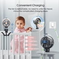 thumbnail image 2 of Trípode desmontable Stroller Fan Ausic Portable Mist de 100 ml, 2 of 7
